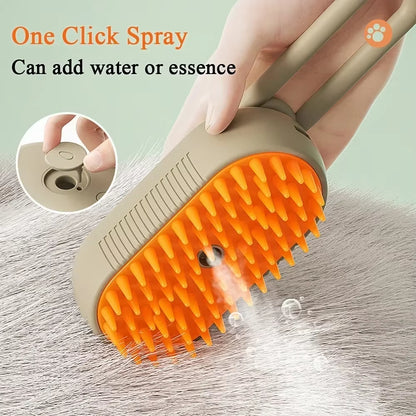 4 in 1 Cat Steam Brush Steamy Dog Brush Electric Spray Cat Hair Brushes for Massage Pet Grooming Comb Long Short Hair Removal