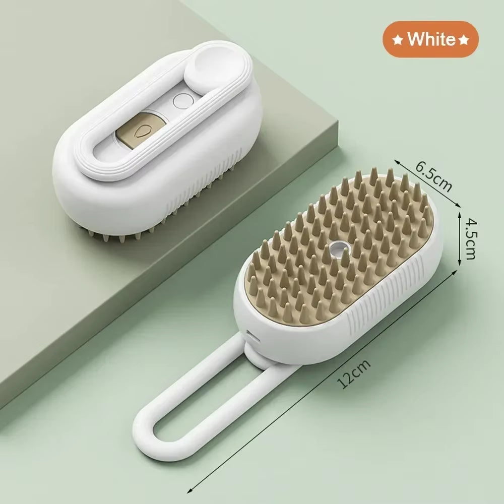 4 in 1 Cat Steam Brush Steamy Dog Brush Electric Spray Cat Hair Brushes for Massage Pet Grooming Comb Long Short Hair Removal